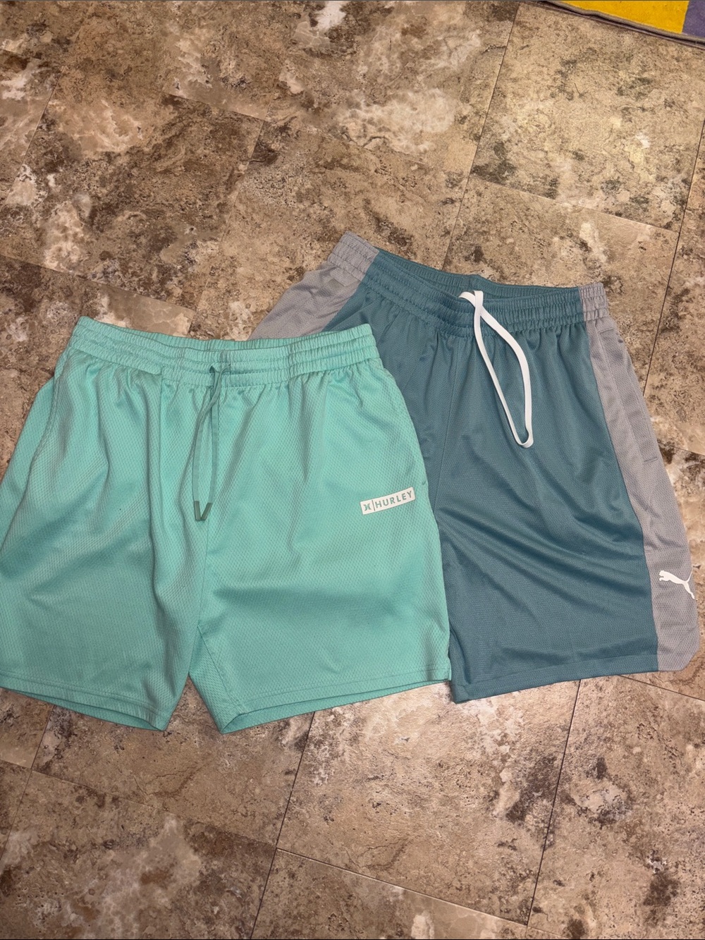 Hurley & Puma - Men's Athletic Shorts Duo (Size X-large)